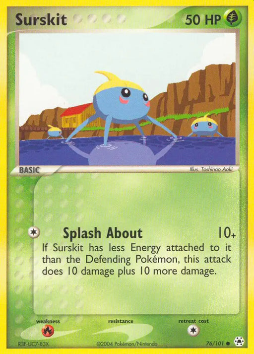 Surskit (76/101) [EX: Hidden Legends] - Pokemon Single