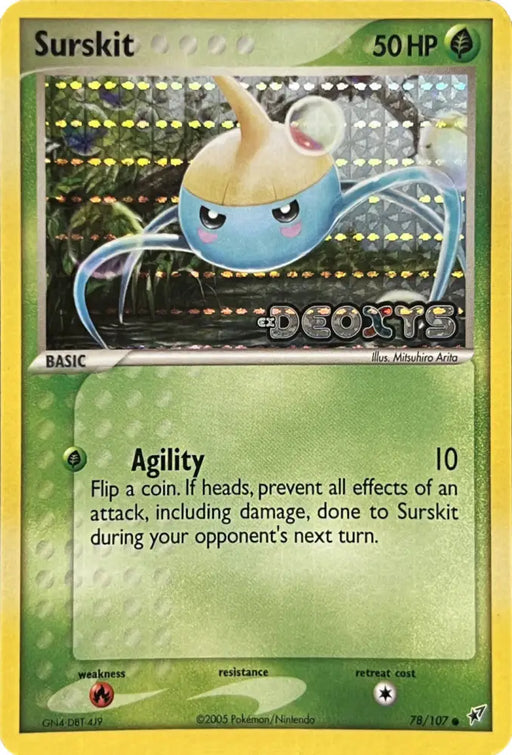 Surskit (78/107) (Stamped) [EX: Deoxys] - Pokemon Single