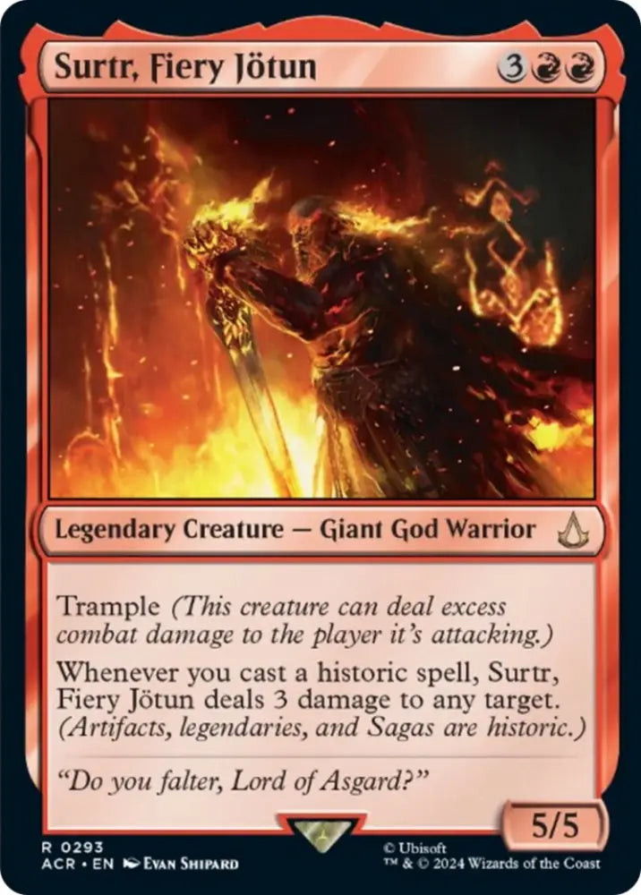 Surtr Fiery Jotun [Assassin’s Creed] - MTG Single