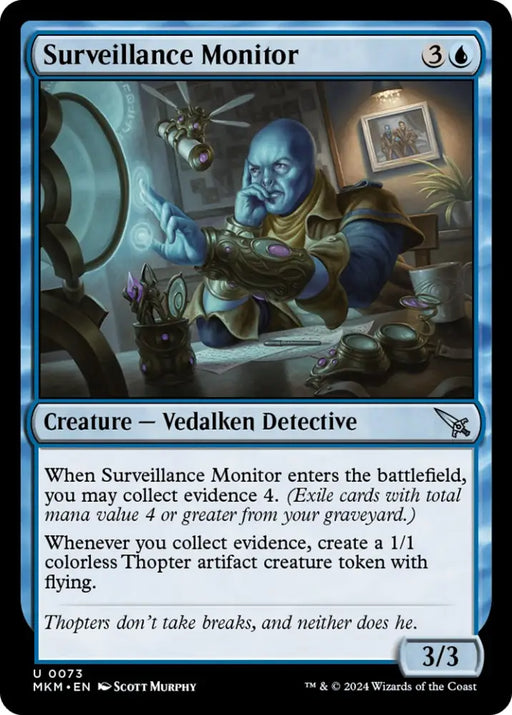 Surveillance Monitor (White) [Murders at Karlov Manor] - MTG Single