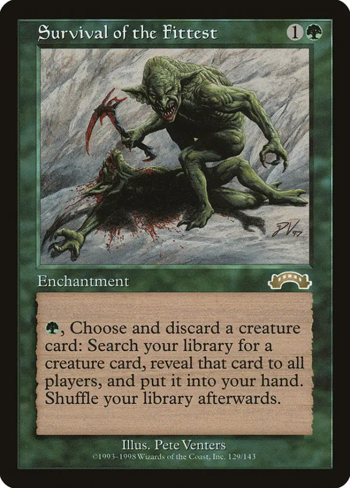 Survival of the Fittest [Exodus] - MTG Single