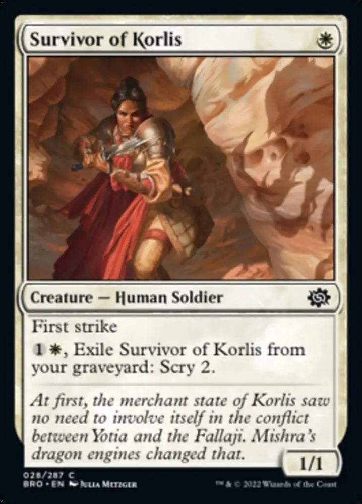 Survivor of Korlis [The Brothers’ War] - MTG Single