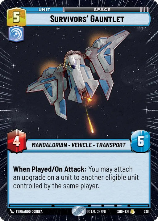 Survivors’ Gauntlet (Hyperspace) (338) [Shadows of the Galaxy] - Star Wars: Unlimited Single
