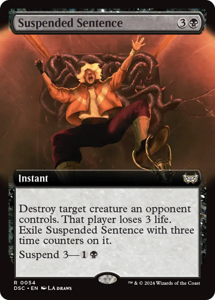 Suspended Sentence (Extended Art) [Duskmourn: House of Horror Commander] - MTG Single