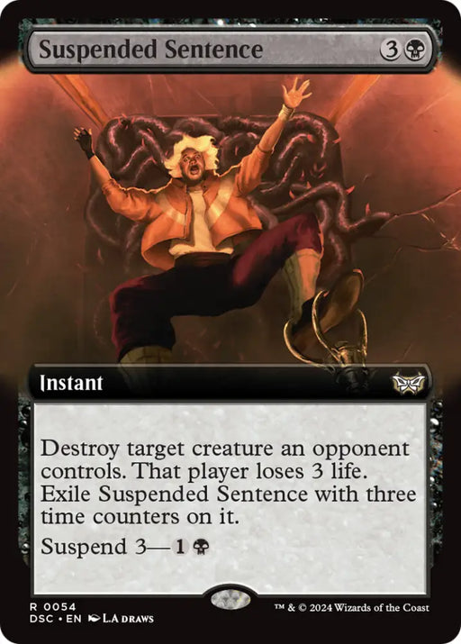 Suspended Sentence (Extended Art) [Duskmourn: House of Horror Commander] - MTG Single