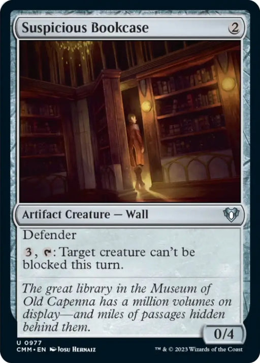 Suspicious Bookcase [Commander Masters] - MTG Single