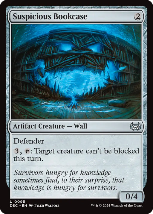 Suspicious Bookcase [Duskmourn: House of Horror Commander] - MTG Single