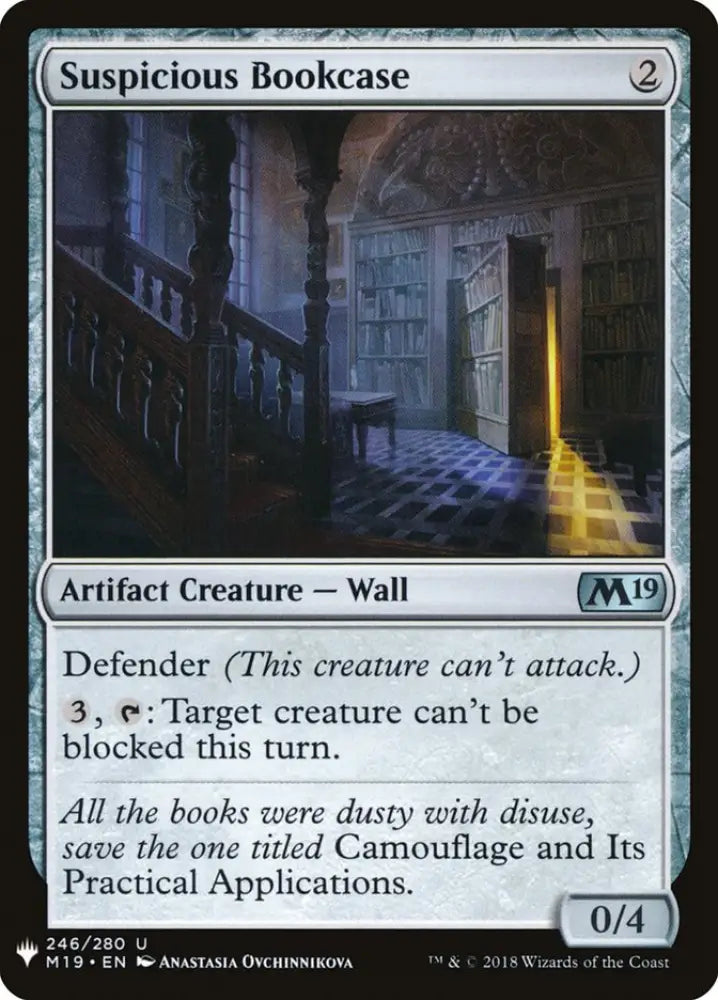 Suspicious Bookcase [Mystery Booster] - MTG Single