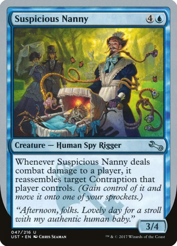 Suspicious Nanny [Unstable] - MTG Single