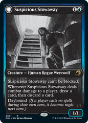 Suspicious Stowaway // Seafaring Werewolf [Innistrad: Double Feature] - MTG Single