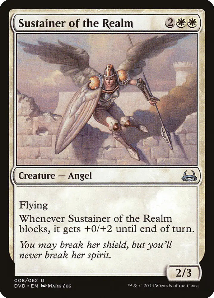 Sustainer of the Realm (Divine vs. Demonic) [Duel Decks Anthology] - MTG Single