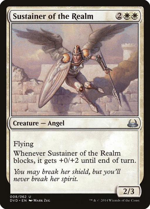 Sustainer of the Realm (Divine vs. Demonic) [Duel Decks Anthology] - MTG Single