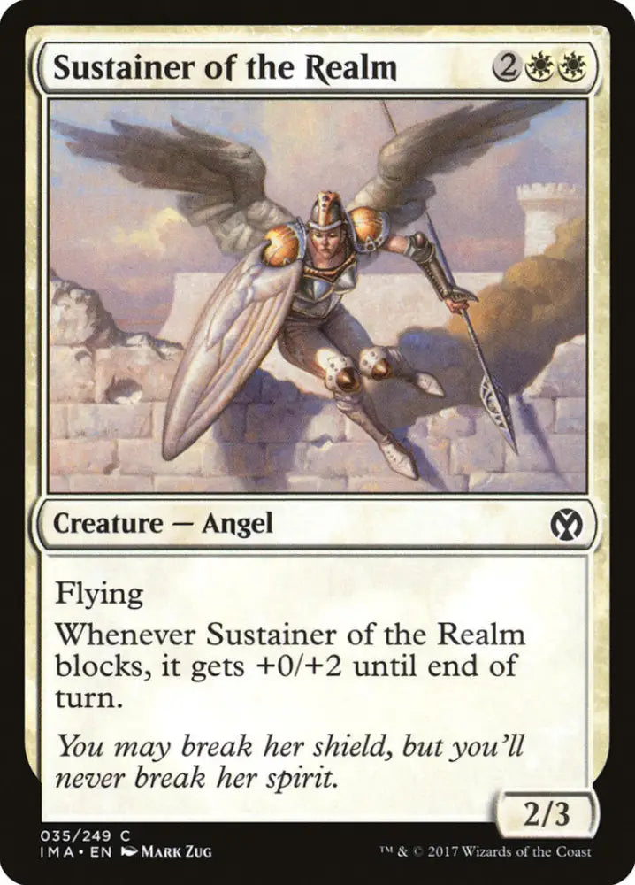 Sustainer of the Realm [Iconic Masters] - MTG Single