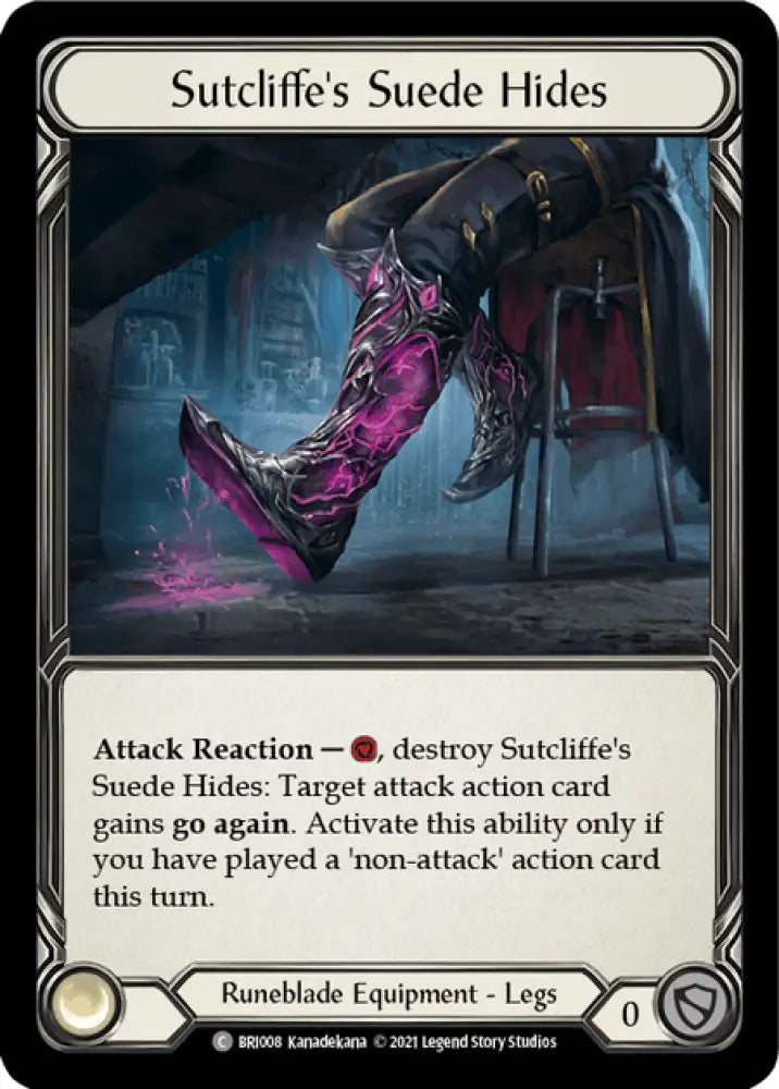 Sutcliffe’s Suede Hides [Tales of Aria Blitz Deck] 1st Edition Normal - Flesh And Blood Single