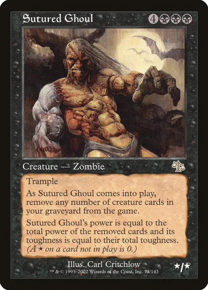 Sutured Ghoul [Judgment] - MTG Single