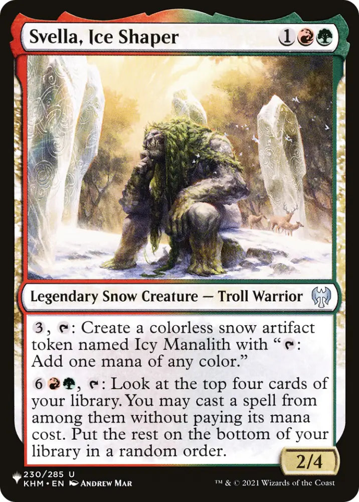 Svella Ice Shaper [The List] - MTG Single