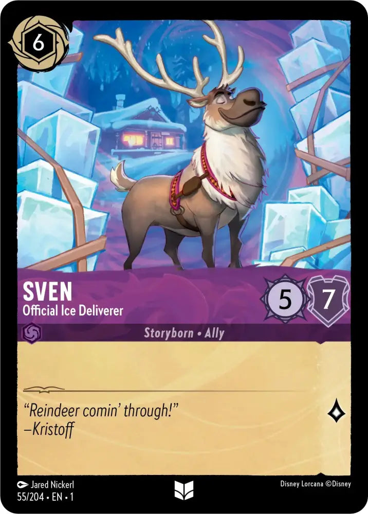Sven - Official Ice Deliverer (55/204) [The First Chapter] - Lorcana Single
