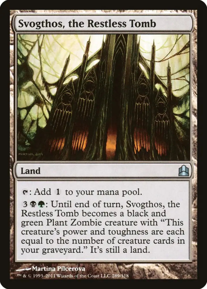 Svogthos the Restless Tomb [Commander 2011] - MTG Single