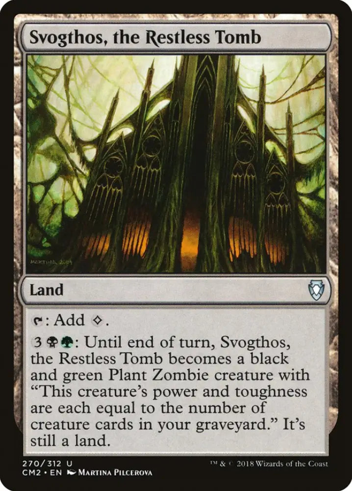 Svogthos the Restless Tomb [Commander Anthology Volume II] - MTG Single