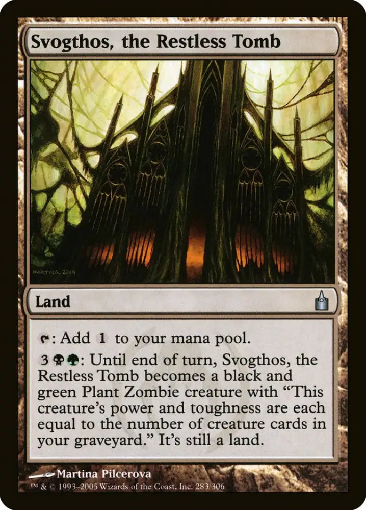 Svogthos the Restless Tomb [Ravnica: City of Guilds] - MTG Single