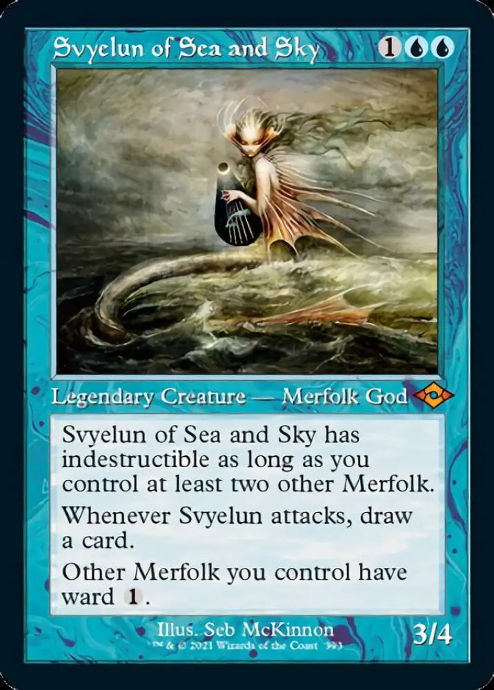 Svyelun of Sea and Sky (Retro Foil Etched) [Modern Horizons 2] - MTG Single