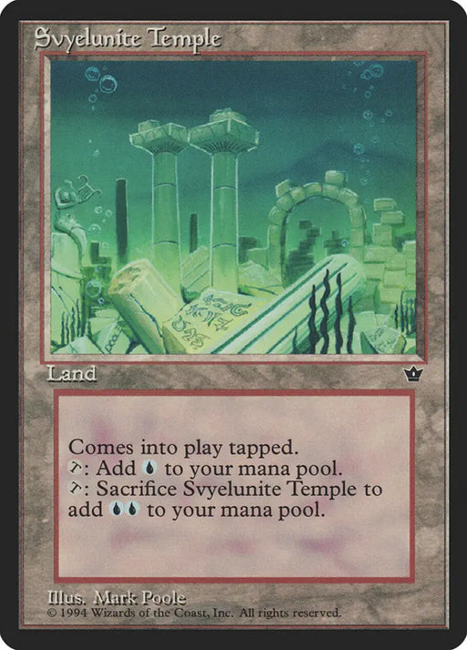 Svyelunite Temple [Fallen Empires] - MTG Single
