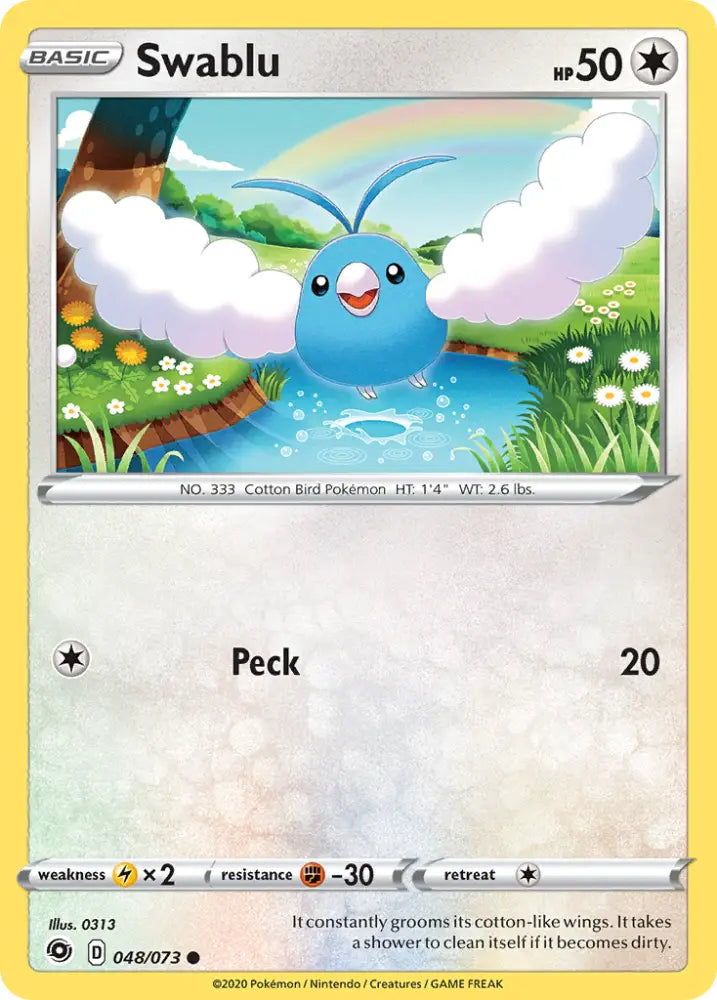 Swablu (048/073) [Sword & Shield: Champion’s Path] - Pokemon Single