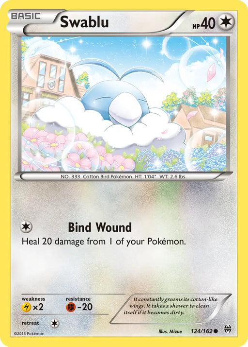 Swablu (124/162) [XY: BREAKthrough] - Pokemon Single