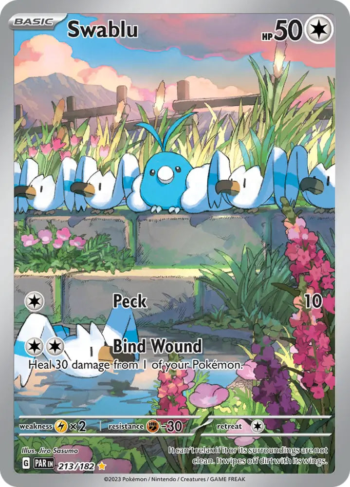 Swablu (213/182) [Scarlet & Violet: Paradox Rift] - Pokemon Single