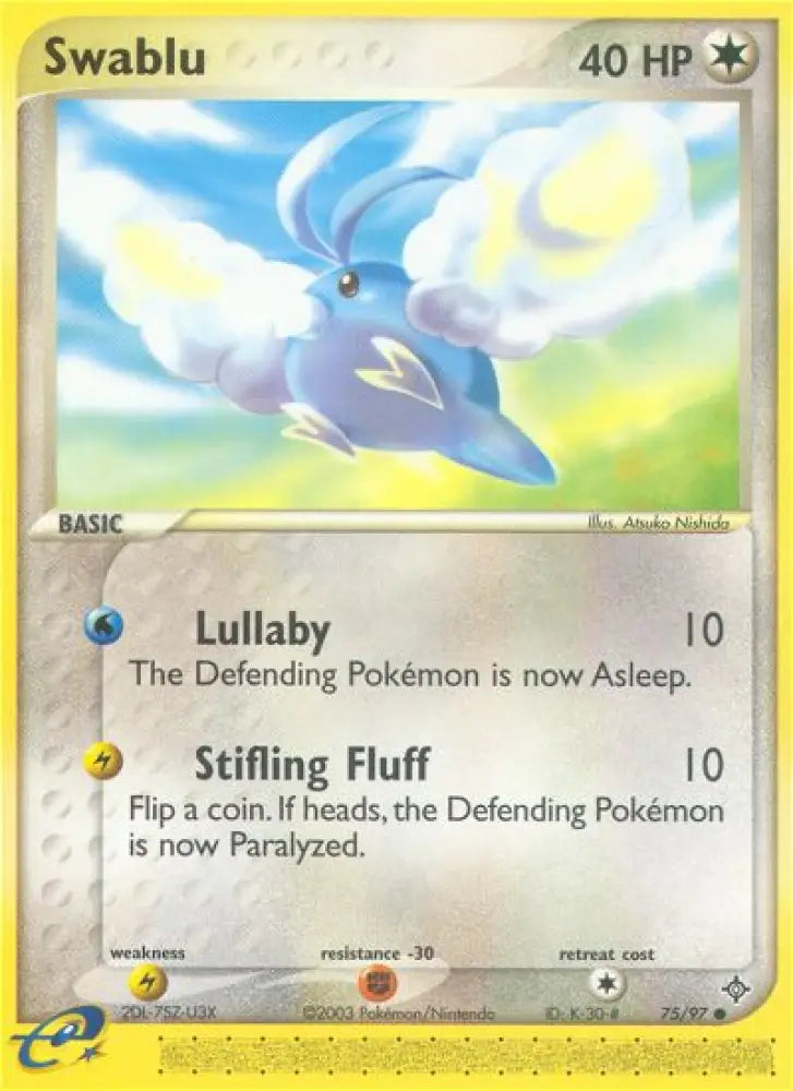Swablu (75/97) [EX: Dragon] - Pokemon Single