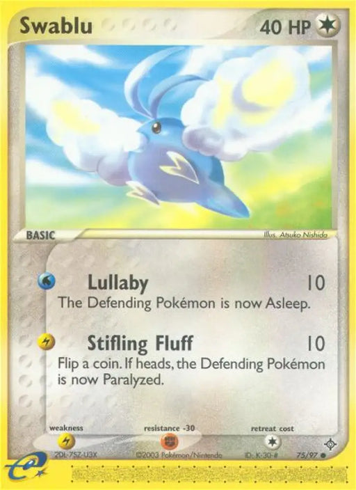 Swablu (75/97) [EX: Dragon] - Pokemon Single