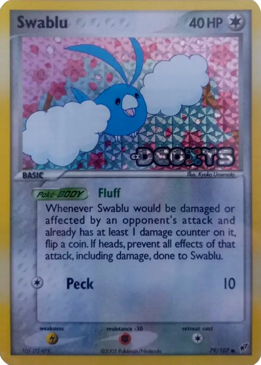 Swablu (79/107) (Stamped) [EX: Deoxys] - Pokemon Single