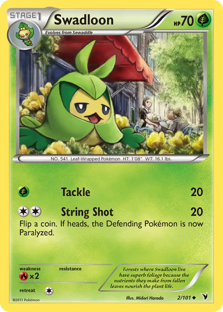 Swadloon (2/101) [Black & White: Noble Victories] - Pokemon Single