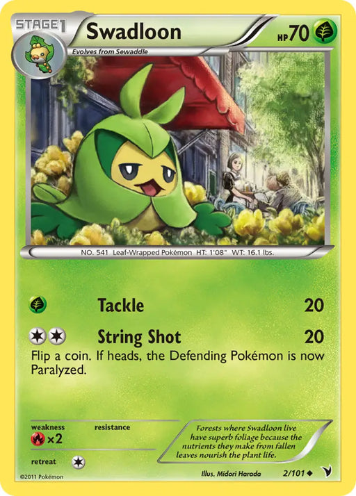 Swadloon (2/101) [Black & White: Noble Victories] - Pokemon Single