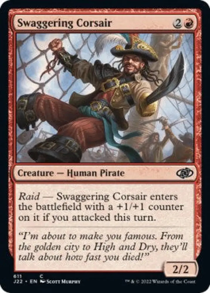 Swaggering Corsair [Jumpstart 2022] - MTG Single