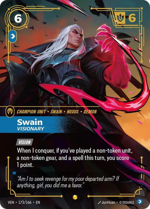 Swain, Visionary (Overnumbered) (173/166) [Vendetta]