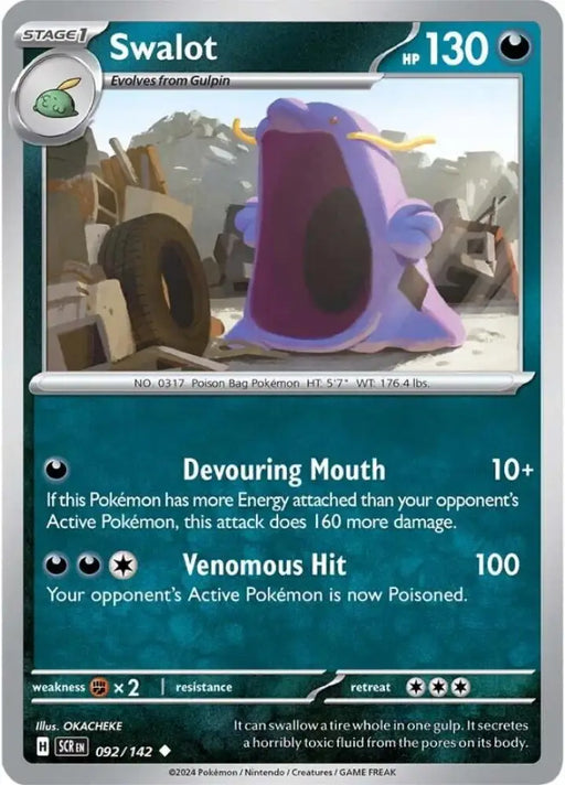 Swalot (092/142) [Scarlet & Violet: Stellar Crown] - Pokemon Single