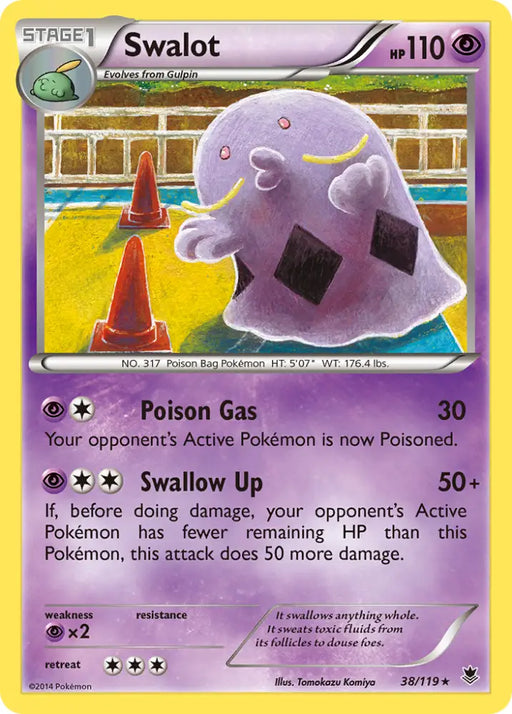 Swalot (38/119) [XY: Phantom Forces] - Pokemon Single