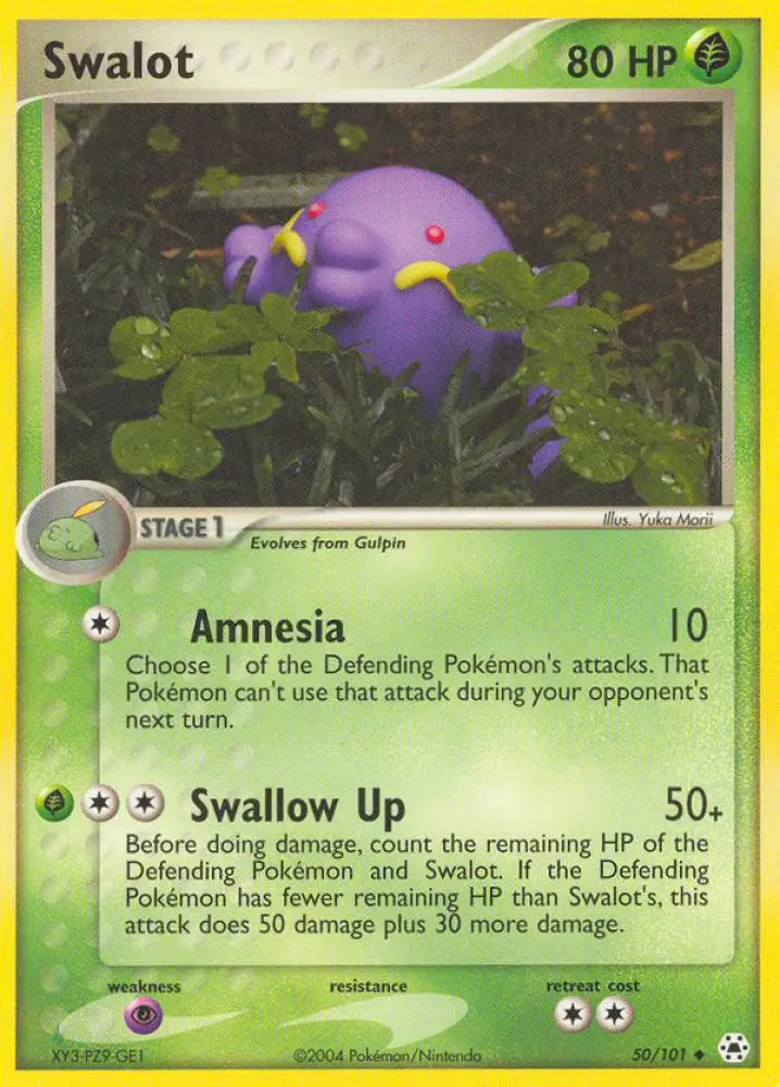Swalot (50/101) [EX: Hidden Legends] - Pokemon Single
