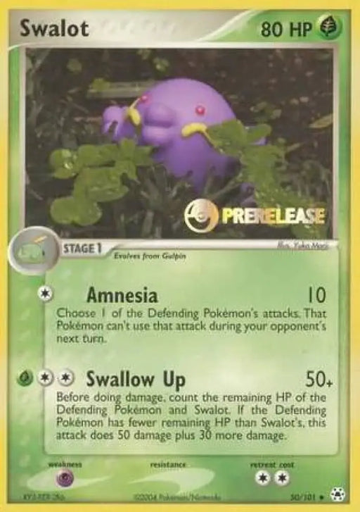 Swalot (50/101) (Prerelease Promo) [Nintendo: Black Star Promos] - Pokemon Single