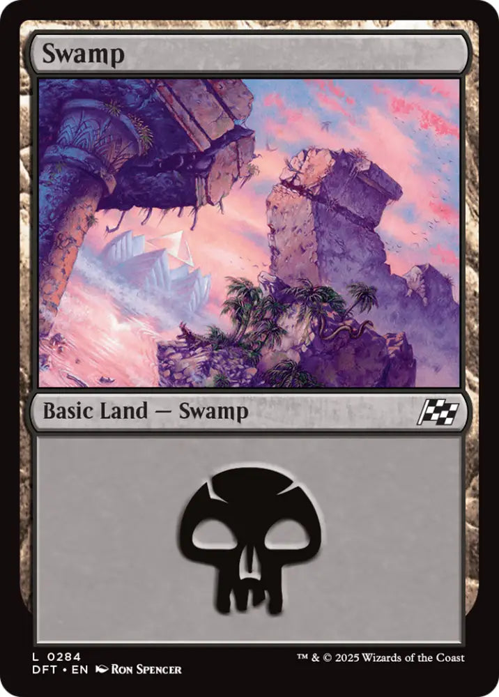 Swamp (0284) [Aetherdrift] - MTG Single