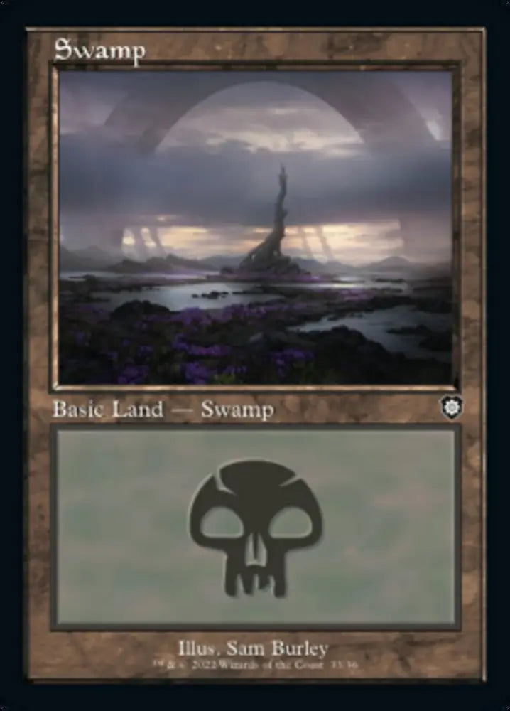 Swamp (033) (Retro) [The Brothers’ War Commander] - MTG Single