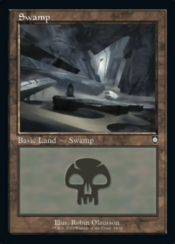 Swamp (034) (Retro) [The Brothers’ War Commander] - MTG Single