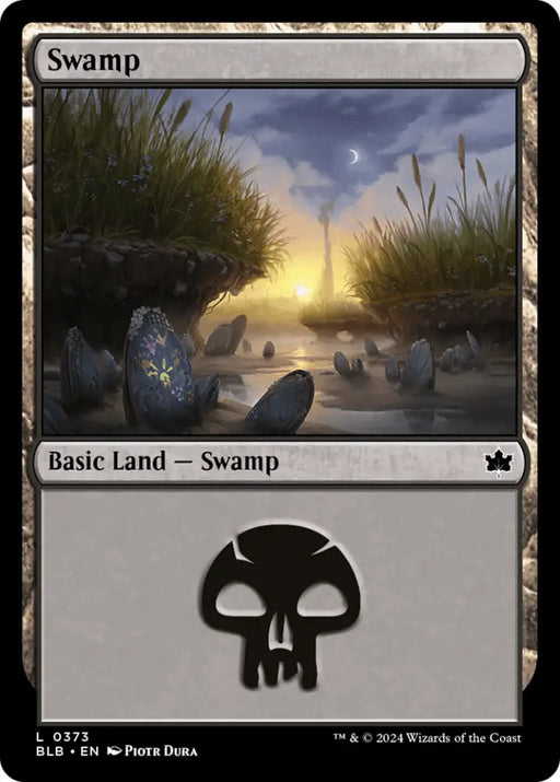 Swamp (0373) [Bloomburrow] - MTG Single