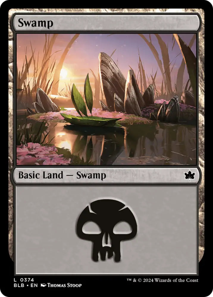 Swamp (0374) [Bloomburrow] - MTG Single