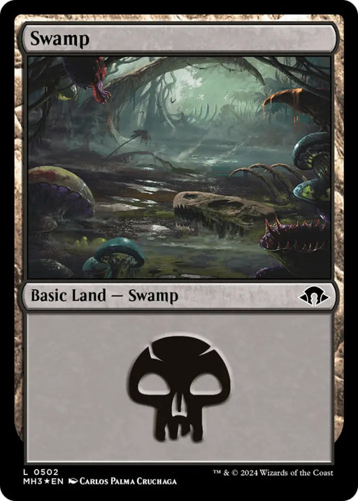 Swamp (0502) (Ripple Foil) [Modern Horizons 3] - MTG Single