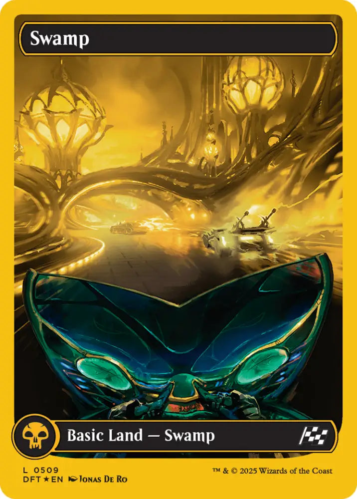 Swamp (0509) (First-Place Foil) [Aetherdrift] - MTG Single