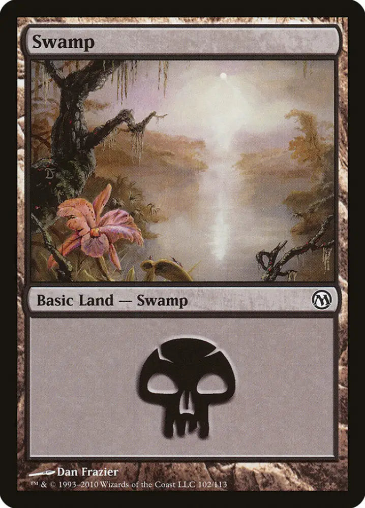 Swamp (102) [Duels of the Planeswalkers] - MTG Single