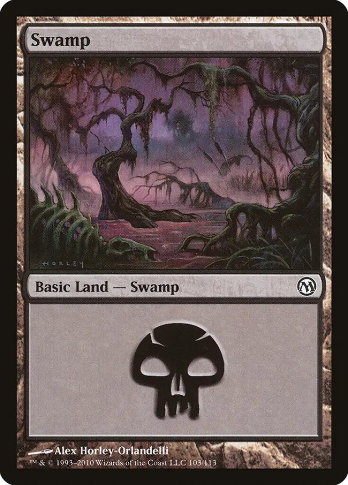 Swamp (103) [Duels of the Planeswalkers] - MTG Single