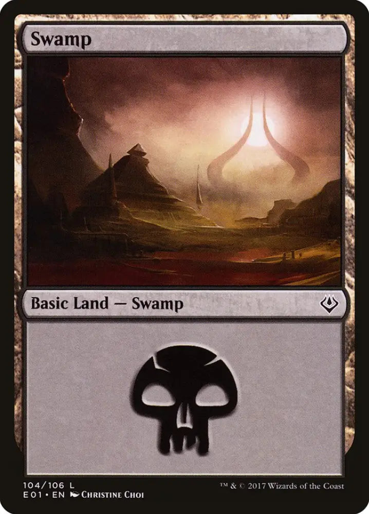 Swamp (104) [Archenemy: Nicol Bolas] - MTG Single